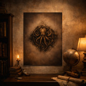Poster Kraken Marque Sigil Pirate