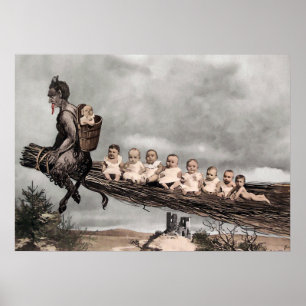 Poster Krampus Déplaisant