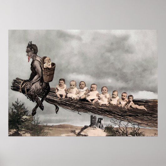 Poster Krampus déplaisant (Devant)