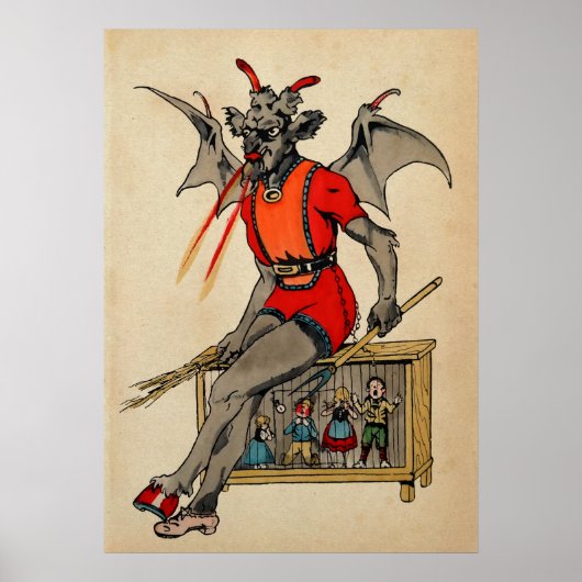 Poster Krampus déplaisant (Devant)