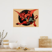 Poster Krampus déplaisant (Cuisine)