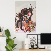 Poster Krampus kidnapping (Bureau à domicile)