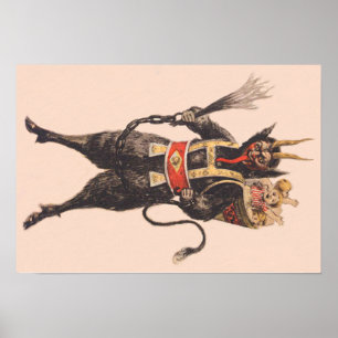 Poster Krampus Kidnapping Children Switch