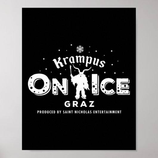 Poster Krampus Run Graz Autriche (Devant)
