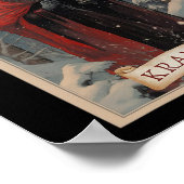 Poster Krampus Tarot Card Design Noël Hail Père Noël Chri (Coin)