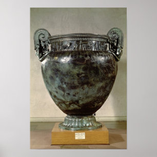 Poster Krater, de la tombe d'une princesse de Vix