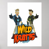 Poster Kratts Sauvages Pouces Haut (Devant)