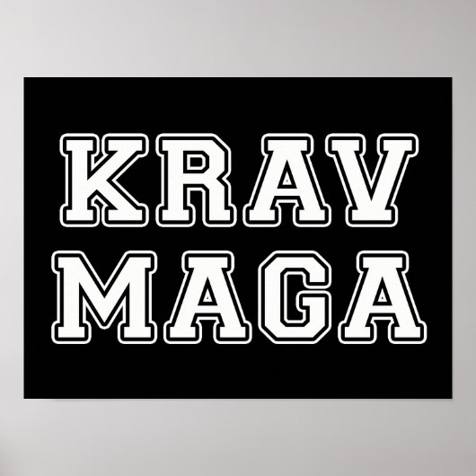 Poster Krav Maga (Devant)