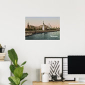 Poster Kremlin de Moscou au 19ème siècle (Bureau à domicile)