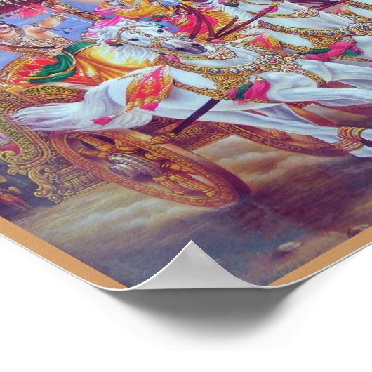 Poster Krishna-Arjun (Coin)