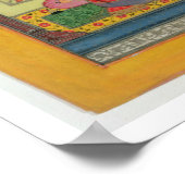 Poster Krishna arrivant chez Radha, illustration pour (Coin)