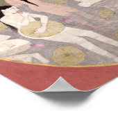 Poster Krishna avec les vêtements des filles de vache, (Coin)