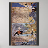 Poster Krishna Et Les Pandavas Arrosent Leurs Chevaux Par (Devant)