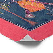 Poster Krishna jouant une flûte, de la "Vahula" (Coin)