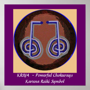 Poster KRIYA - Symbole curatif de Karuna Reiki