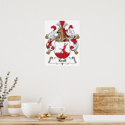 Poster Kroll Family Crest (Cuisine)
