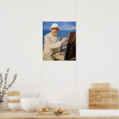 Poster Kroyer - Autoportrait à Skagen Beach (Cuisine)