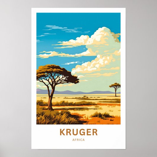 Poster Kruger Africa Imprimer (Devant)