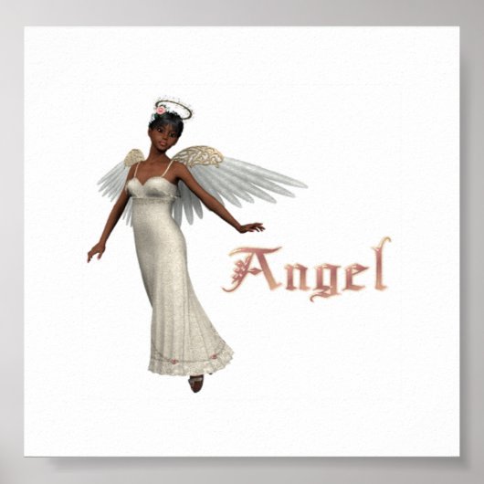 Poster KRW Angel Africain Américain (Devant)