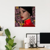 Poster KRW Asie - Beauté orientale (Bureau à domicile)