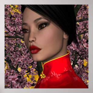 Poster KRW Asie - Beauté orientale