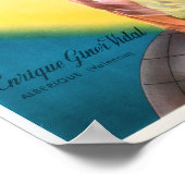 Poster KRW Eco Oranges Vintage Fruit Étiquette (Coin)