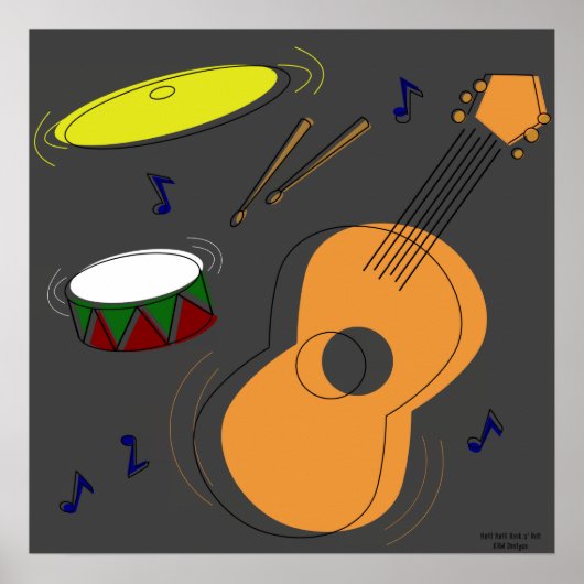 Poster KRW Hail ! Salut ! Rock n'Roll (Devant)