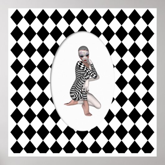 Poster KRW Harlequin Cameo (Devant)