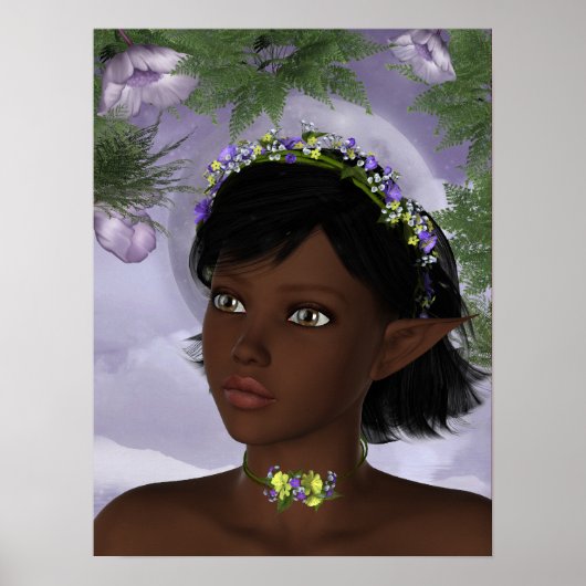 Poster KRW Imaginaire de la fée de fleurs (Devant)