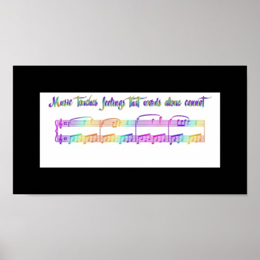 Poster KRW Music touche les sentiments Rainbow (Devant)