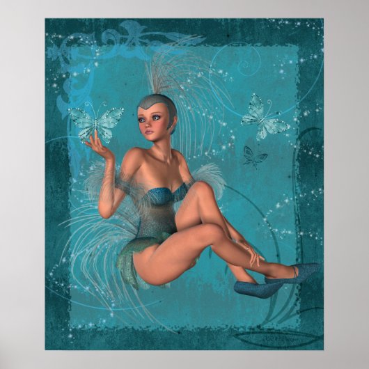 Poster KRW The Blue Sprite and Butterflies (Devant)