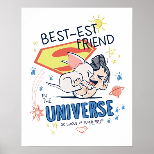 Poster Krypto & Superman: Best-est Friend in the Universe (Devant)