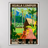 Poster Kuala Lumpur, Malaisie (Devant)