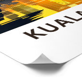 Poster Kuala Lumpur Malaisie Imprimer (Coin)