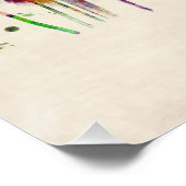 Poster Kuala Lumpur Malaisie Skyline (Coin)