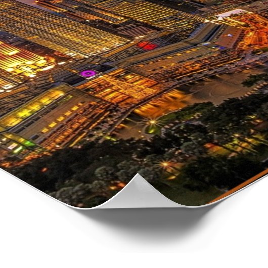 Poster Kuala Lumpur skyline (Coin)