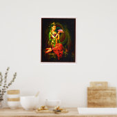 Poster Kuan Yin et la plume de paon (Cuisine)