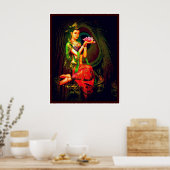 Poster Kuan Yin et la plume du paon (Cuisine)