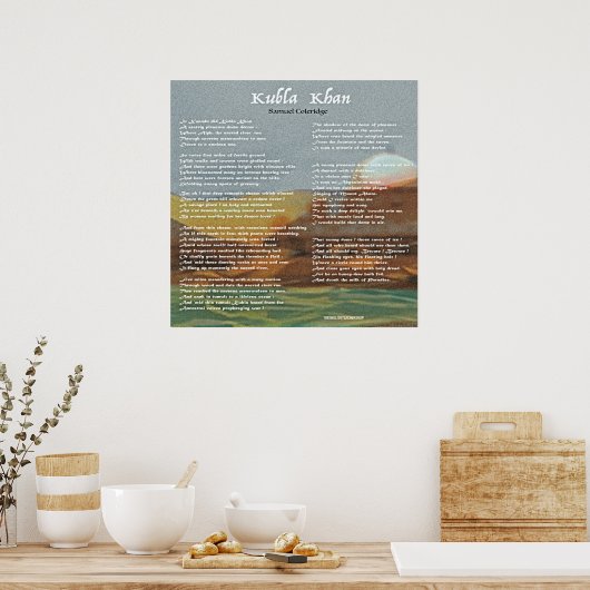 Poster Kubla Khan (Cuisine)