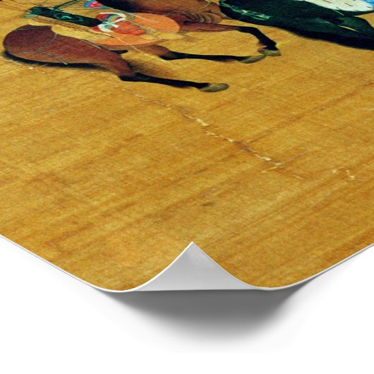 Poster Kublai Khan Hunting, dynastie Yuan (Coin)