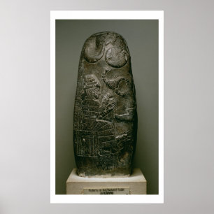 Poster Kudurru of Nazimaruttash, roi de Babylone, c.1328