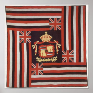 Poster KuGuu Hae Aloha (Mon Drapeau Bien-Aimé), coton haw