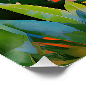 Poster "Kuiráya" - Feuille Peinte - Femmes En Amazonie (Coin)