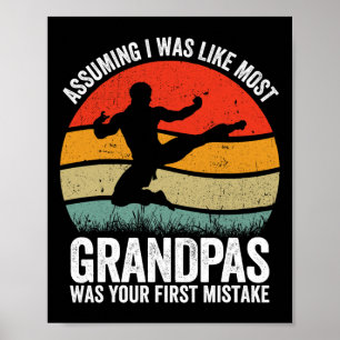Poster Kung-fu Grand-père Uming était votre première erre