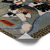 Poster Kunisada, le carrefour de Gappo (Coin)