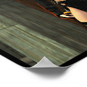 Poster Kunoichi - Femme Ninja (Coin)