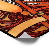 Poster Kunst Alfons Mucha 1902 Fietsen (Hoek)