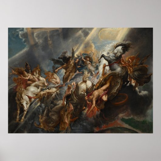 poster, kunst, de val van phaeton poster (Voorkant)
