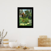 Poster kunst Het Oerwoud (Keuken)