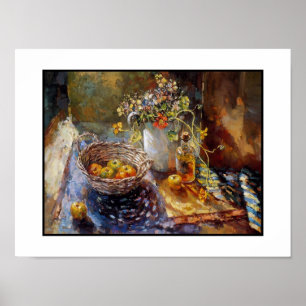 Poster  Kunst Jansen, Ren, nog steeds leven